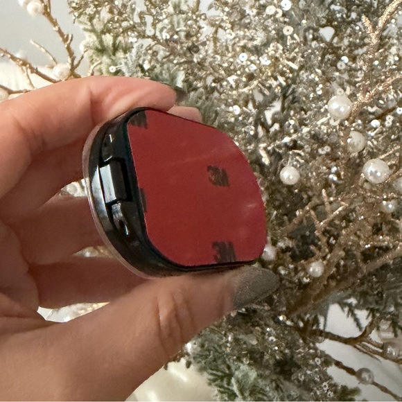 Dior Beauty CD Dual Mirror Phone Ring Metal Holder Stand 3M - Silver / Black - Picture 6 of 8